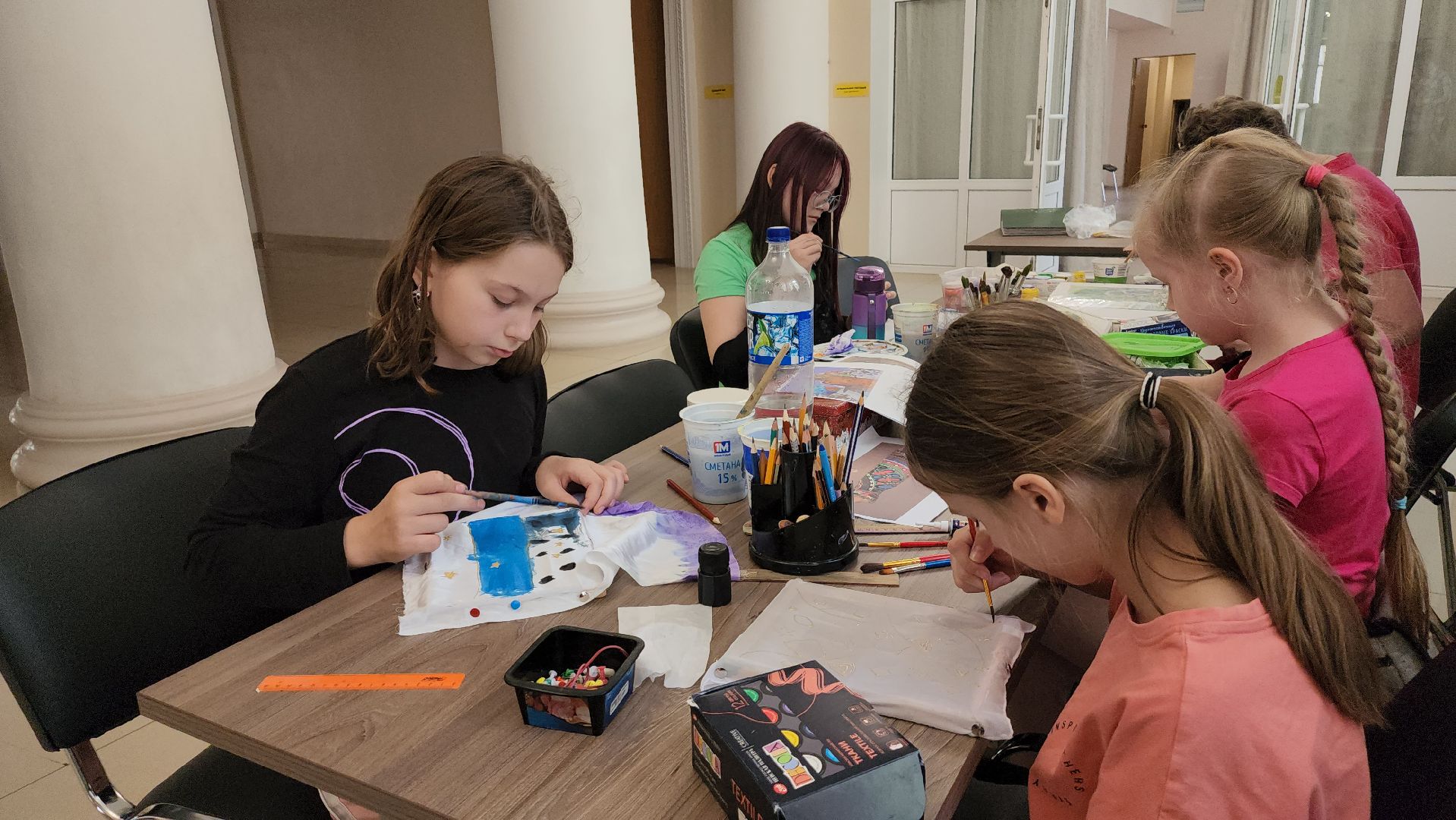 прикладное искусство, мастер-класс, Рисование на ткани, щёлково,