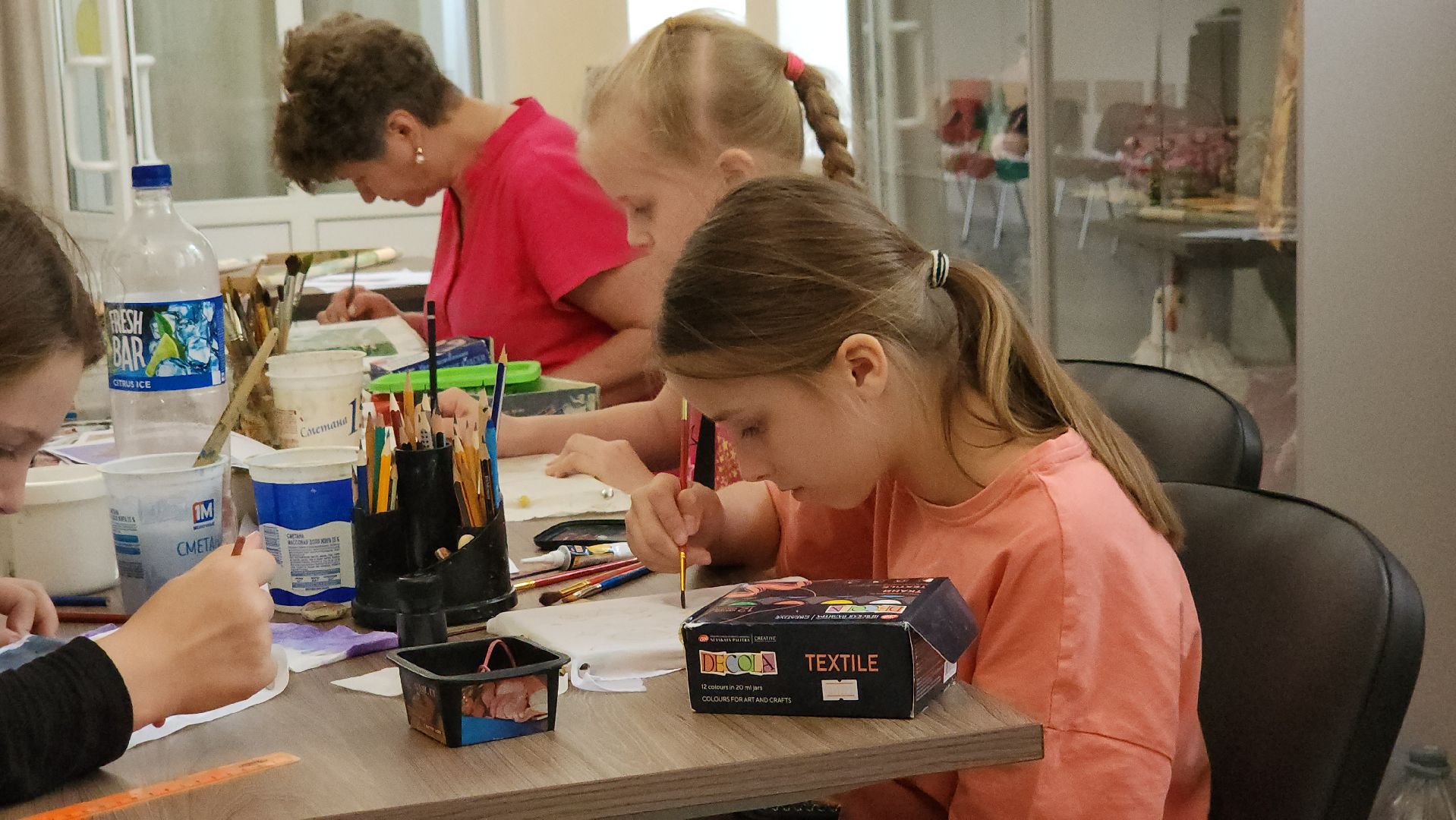 прикладное искусство, мастер-класс, Рисование на ткани, щёлково,