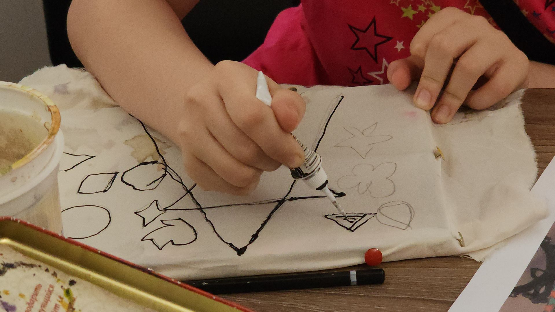 прикладное искусство, мастер-класс, Рисование на ткани, щёлково,