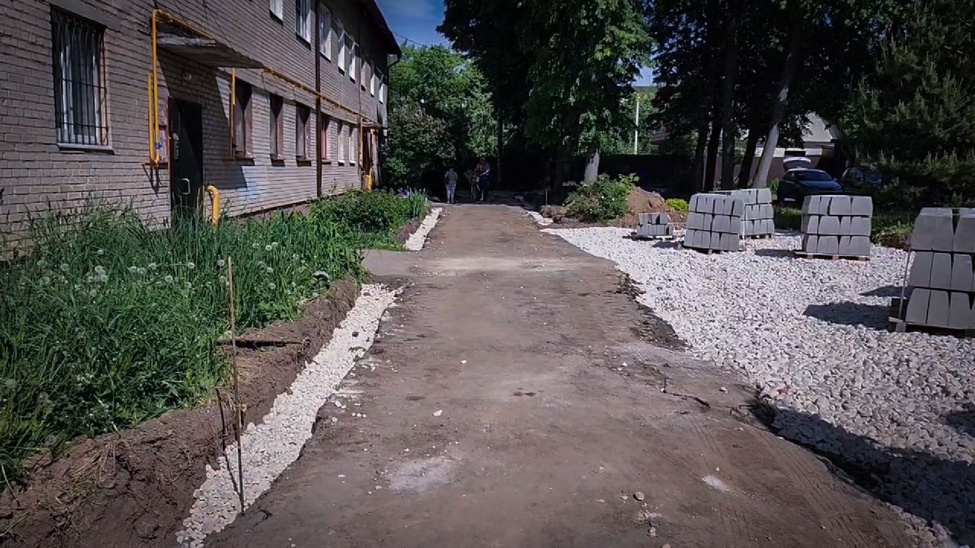 бронницы, благоустройство дворов в бронницах, улица 8 марта,