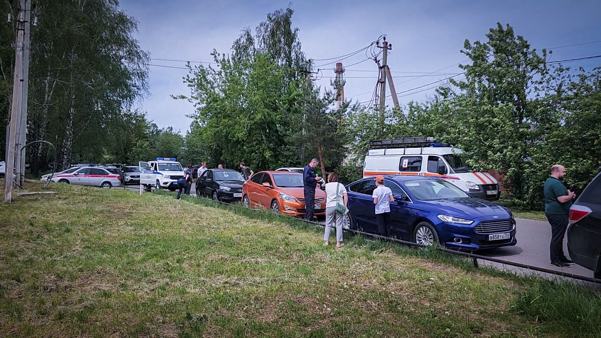 бронницы, устранение последствий прилета бпла, работа спецслужб ,