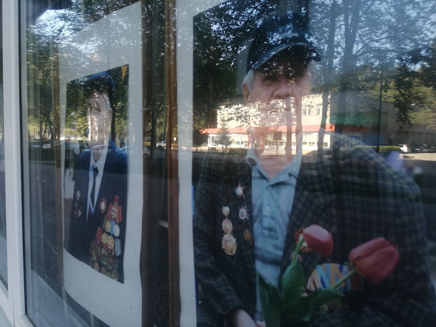 ветераны, ВОВ, Протвино, День Победы, окна, музей