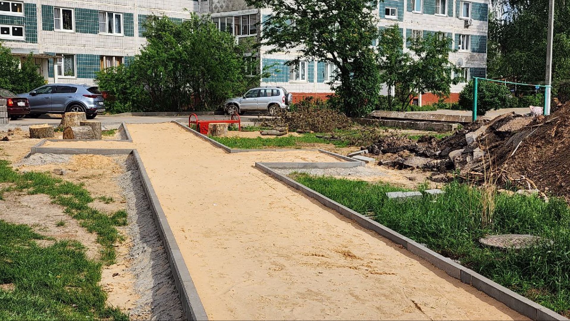 Дмитров, Благоустройство, Минблаго, Микрорайон Космонавтов,