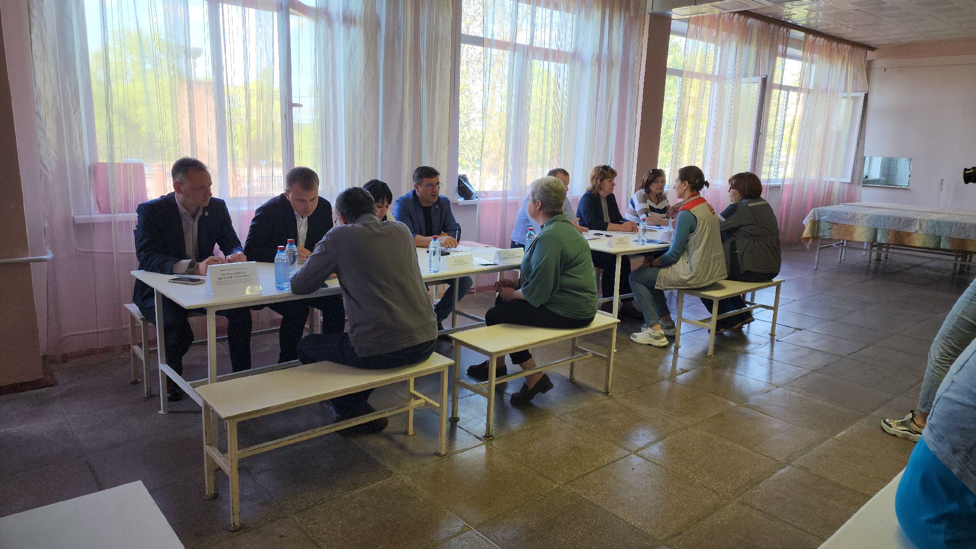 кашира, школа, выездная администрация, дороги, троутар, водоотведение, школьники,