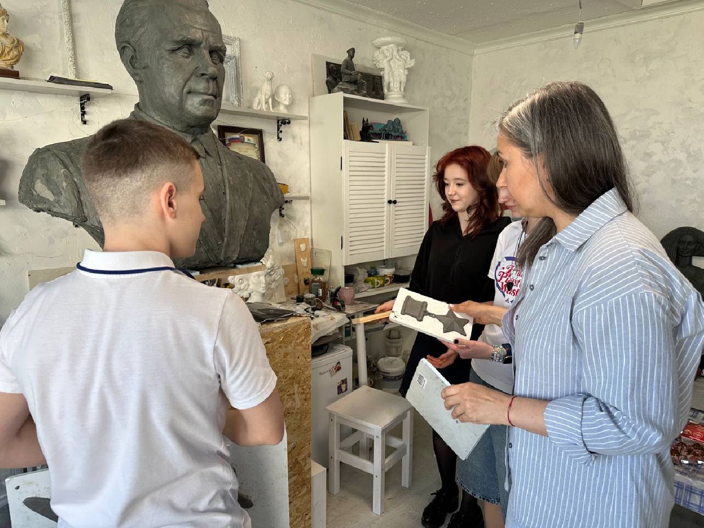 домодедово, скульптура, курыжов, герой,