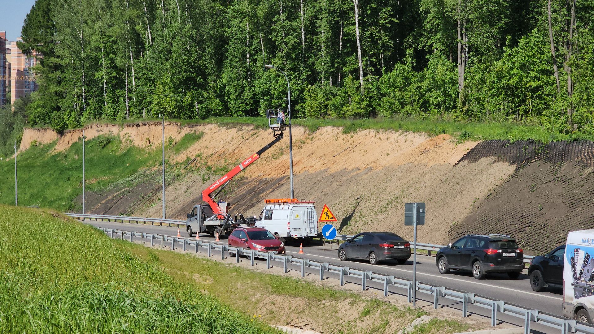 освещение, красногорск, дороги,