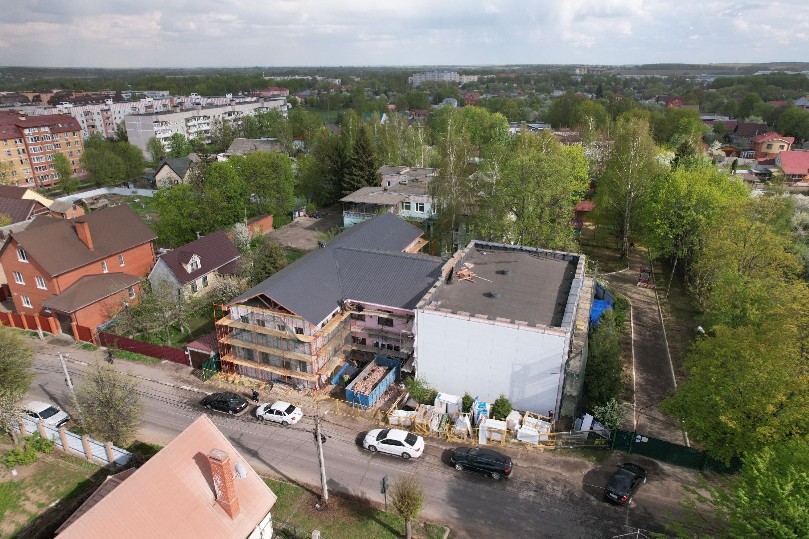 видео с коптера, школа искусств бронницы, ремонт школы искусств,