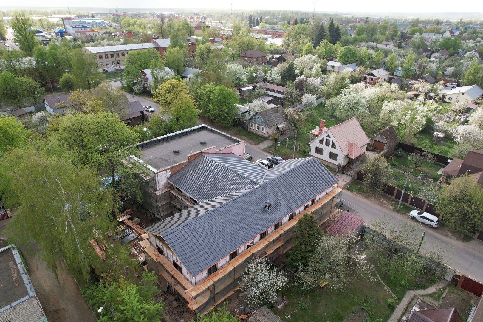 видео с коптера, школа искусств бронницы, ремонт школы искусств,