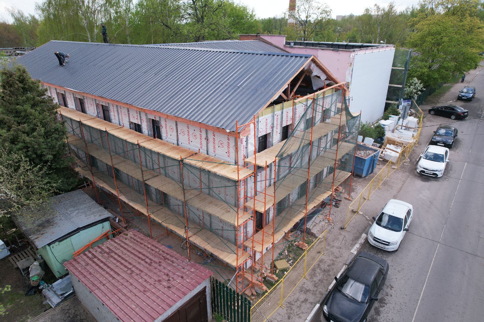 видео с коптера, школа искусств бронницы, ремонт школы искусств,