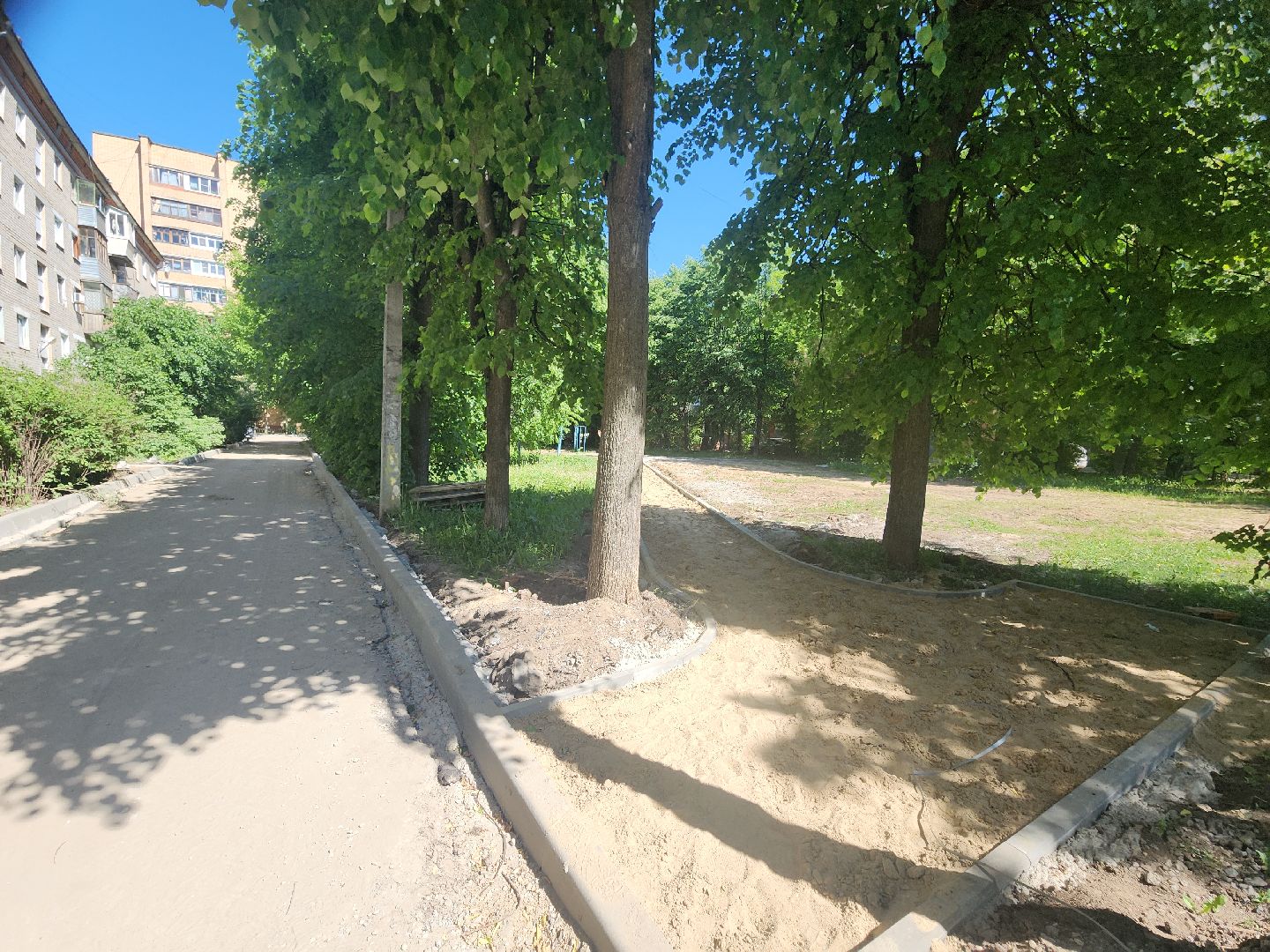 серпухов, подмосковье, комплексный ремонт двора,