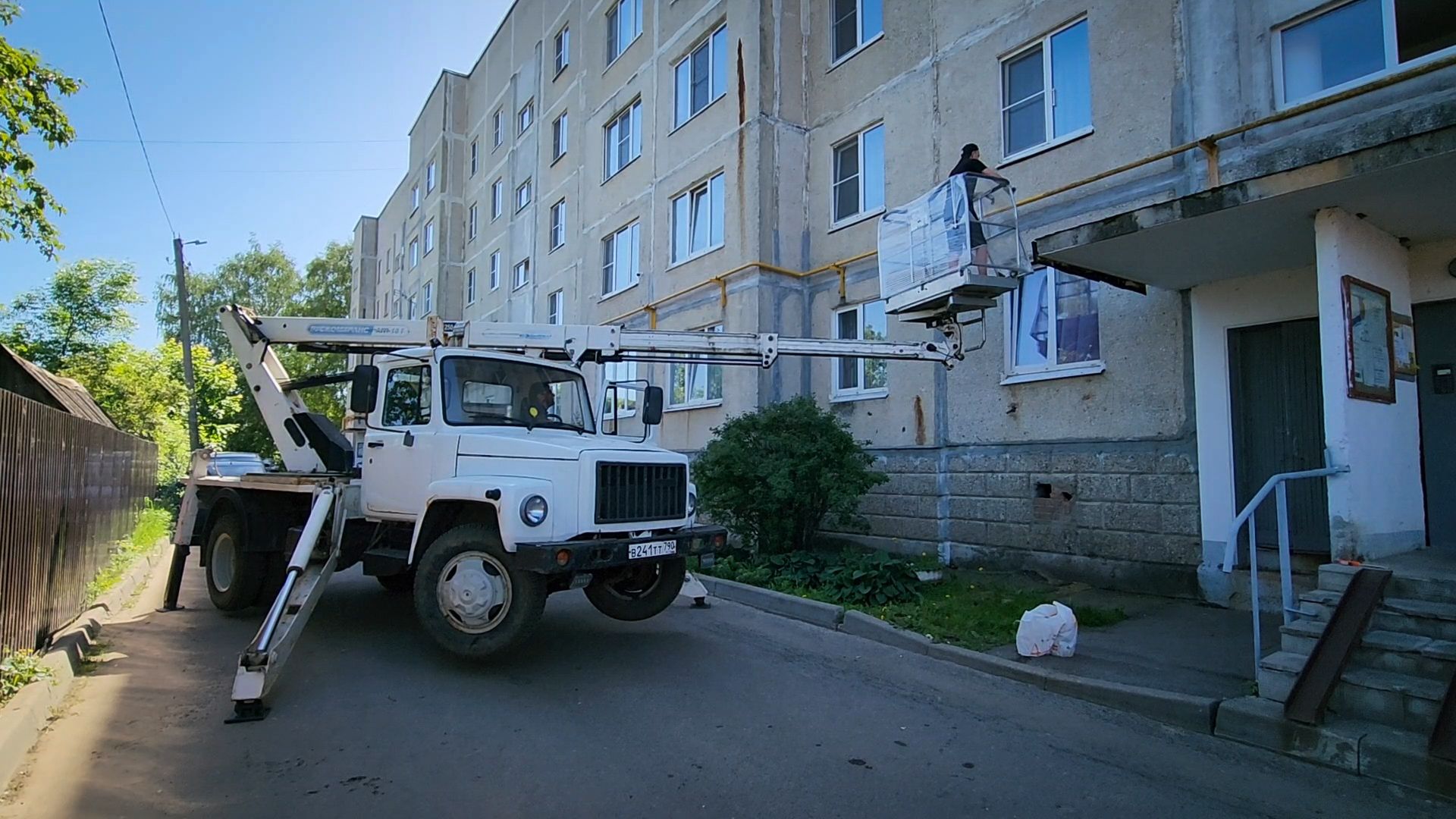 бронницы, благоустройство , покраска газовых труб,
