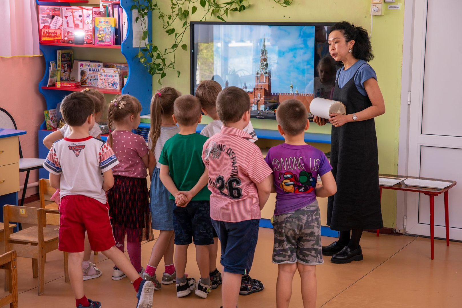 Конкурс, воспитатель года, Фрязино, дети