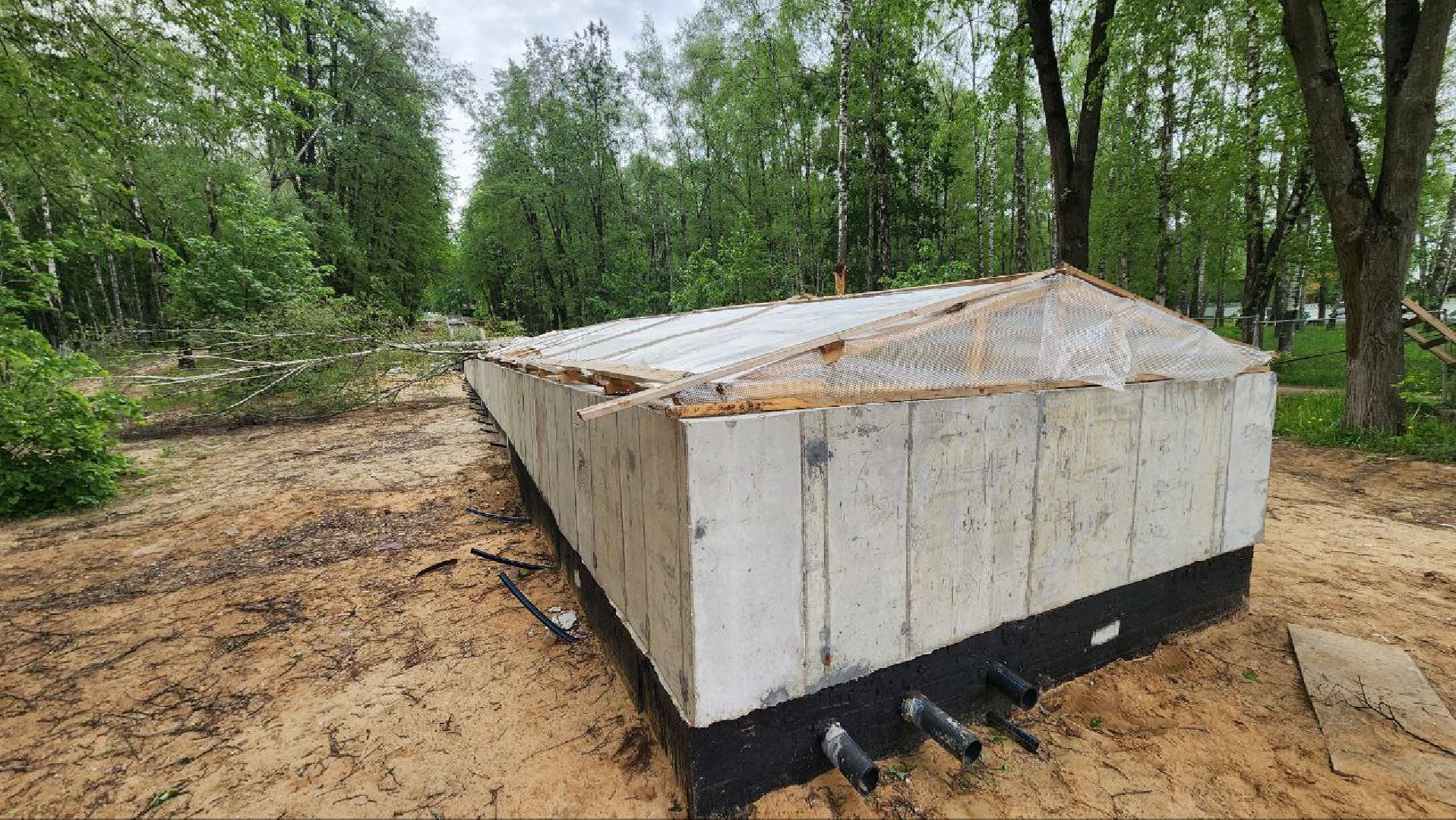 Дмитров, Парк Березовая роща, Реконструкция фонтана, Минблаго,