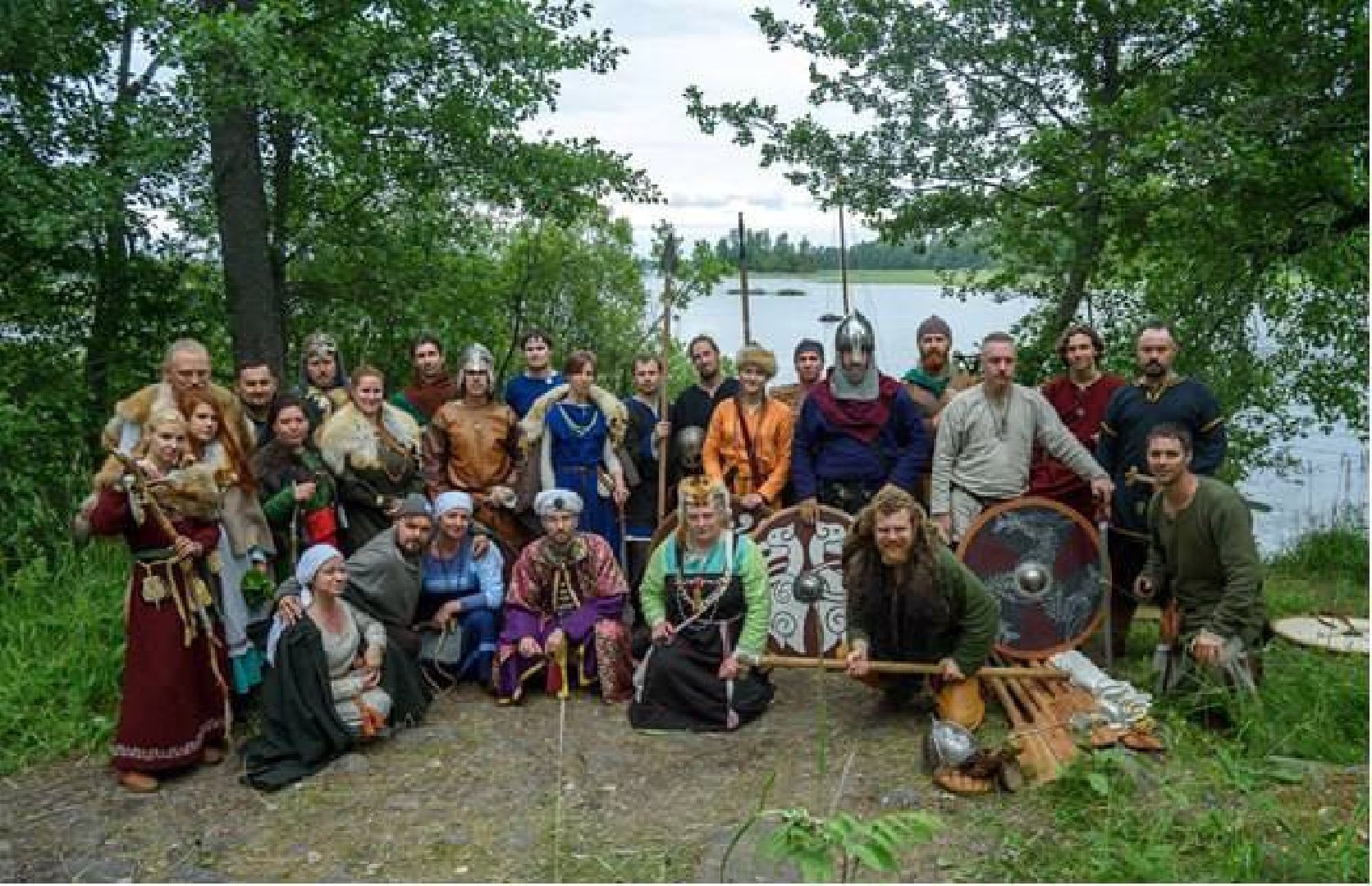 Подольск, ладья,викинги, реконструкция