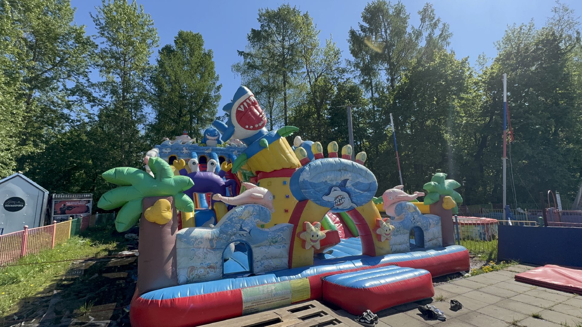 солнечногорск, аттракционы, дети, развлечения, жители, лето,