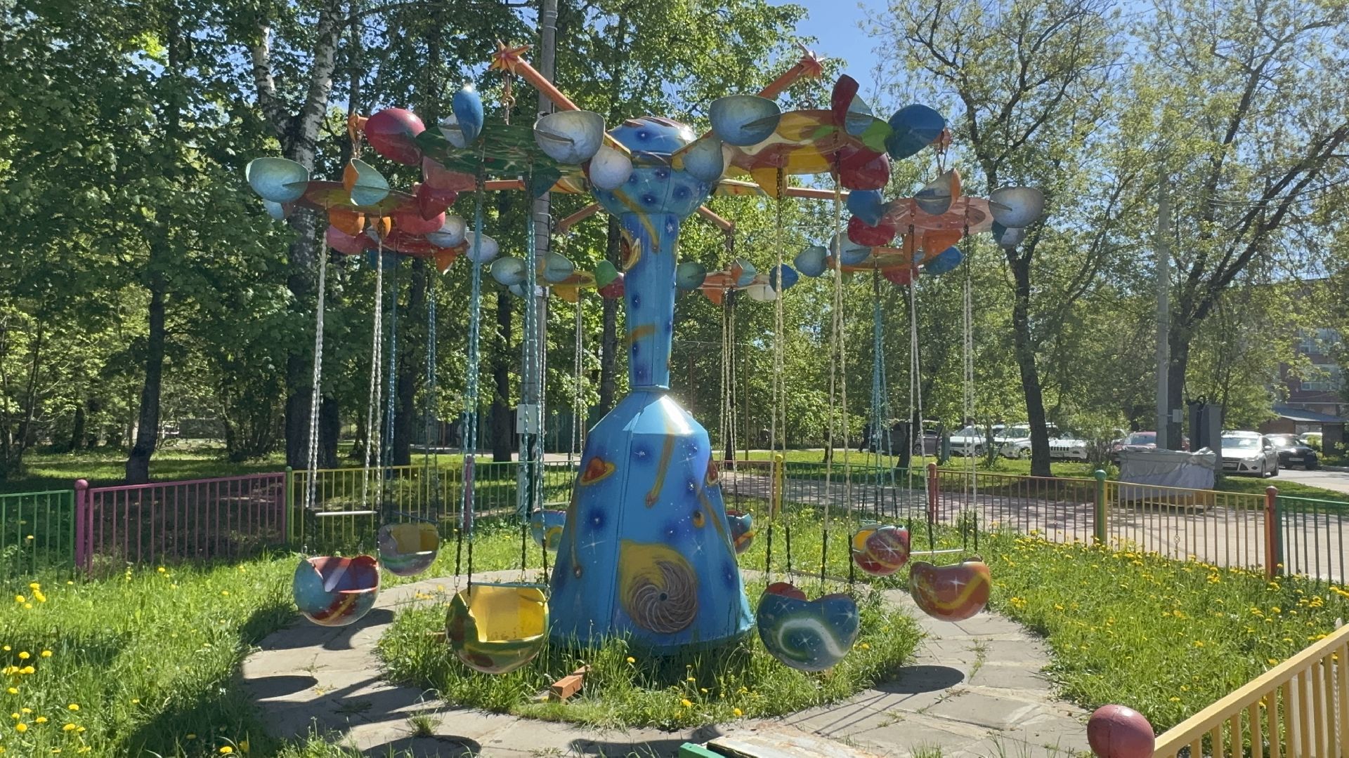 солнечногорск, аттракционы, дети, развлечения, жители, лето,