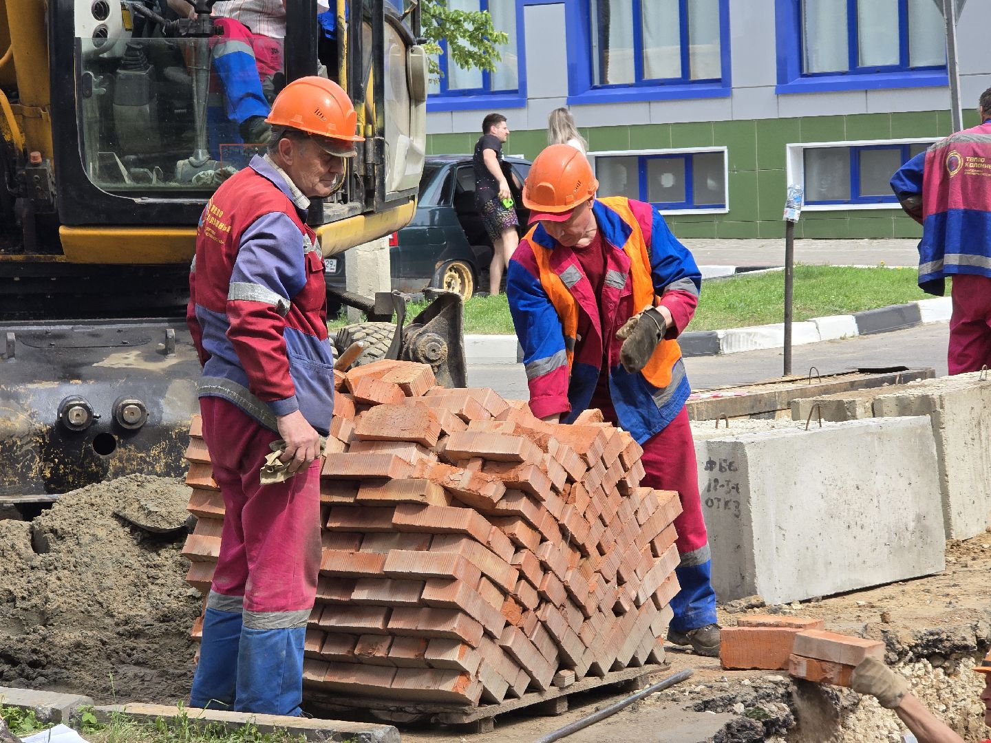 Коломна, ремонт теплотрассы, жкх,