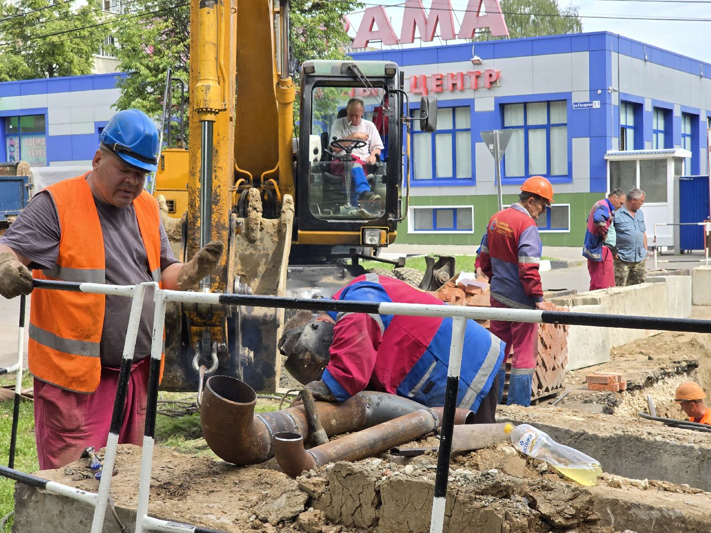 Коломна, ремонт теплотрассы, жкх,