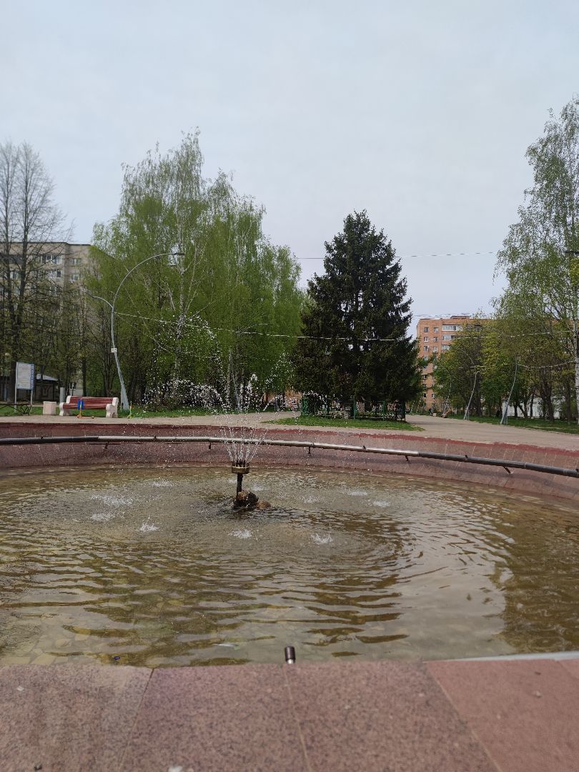фонтан, включение фонтанов, благоустройство, Дубна