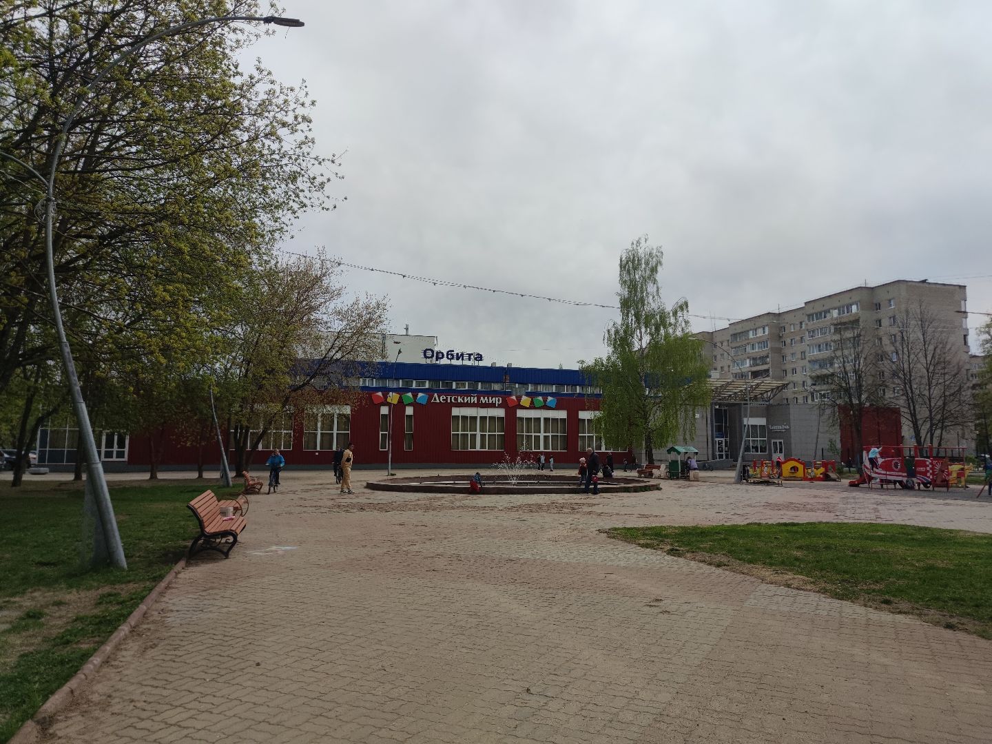 фонтан, включение фонтанов, благоустройство, Дубна