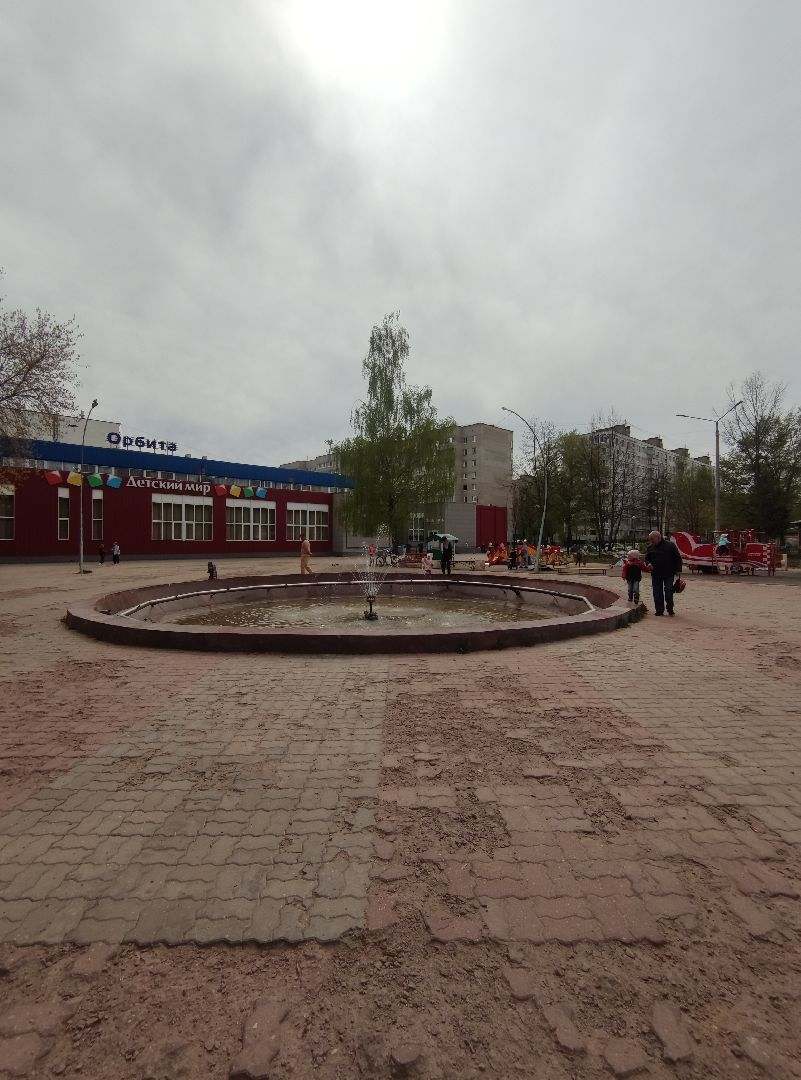 фонтан, включение фонтанов, благоустройство, Дубна