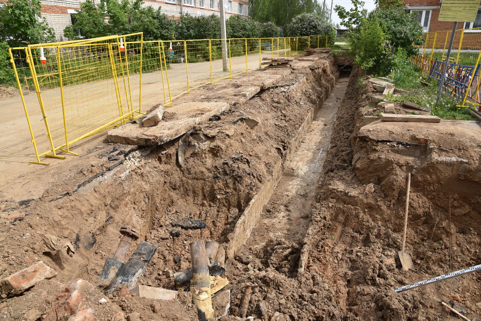 лотошино, теплотрасса, трубы, жкх,