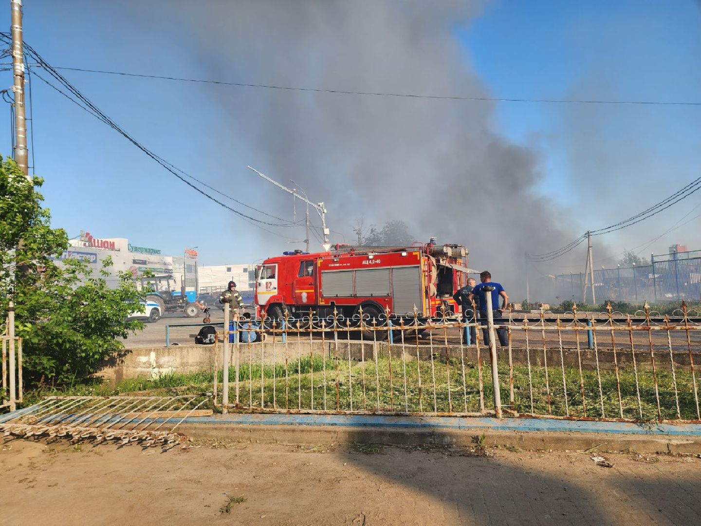 солнечногорск, пожар, чп, жители , спасатели,