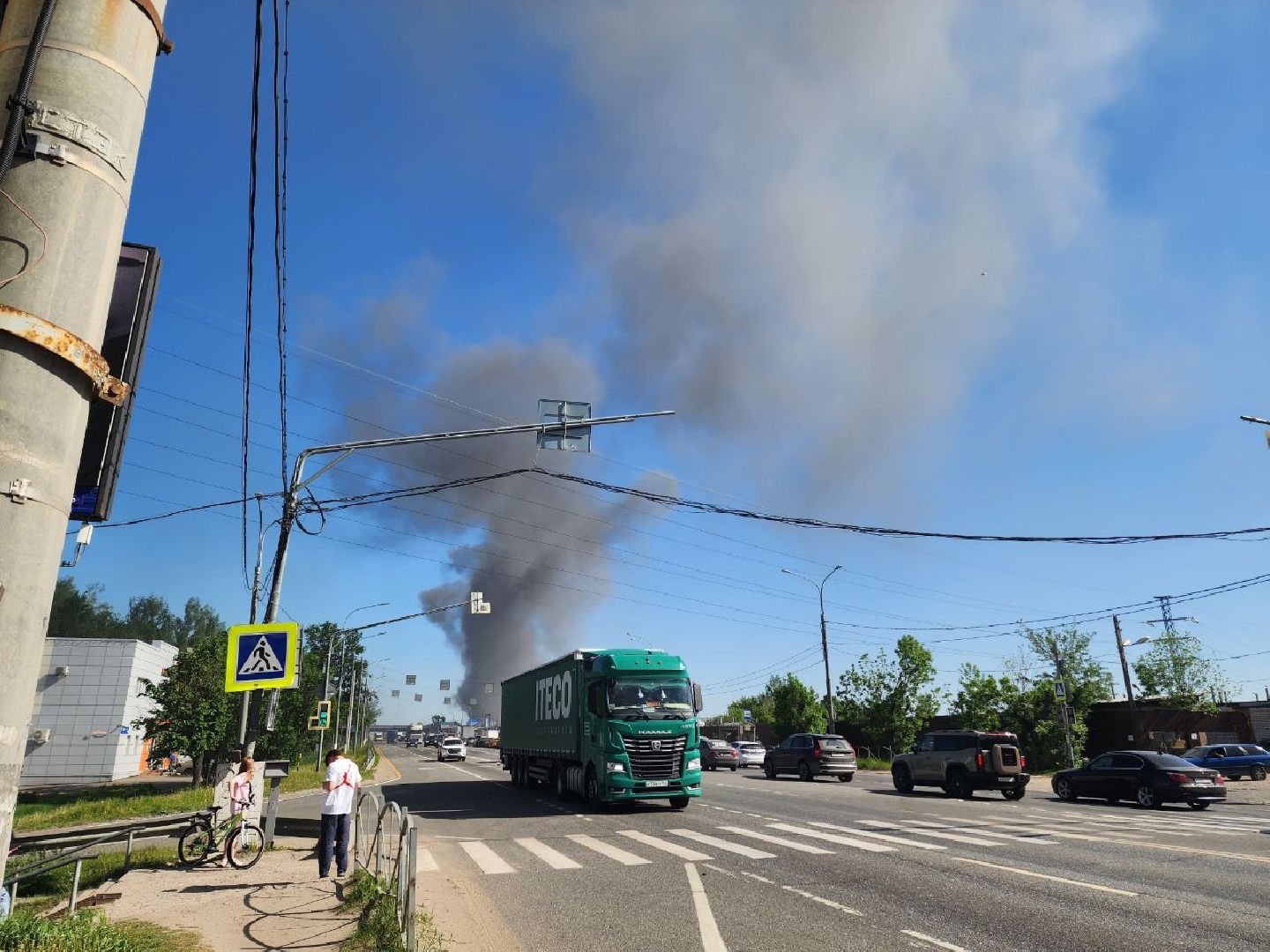 солнечногорск, пожар, чп, жители , спасатели,