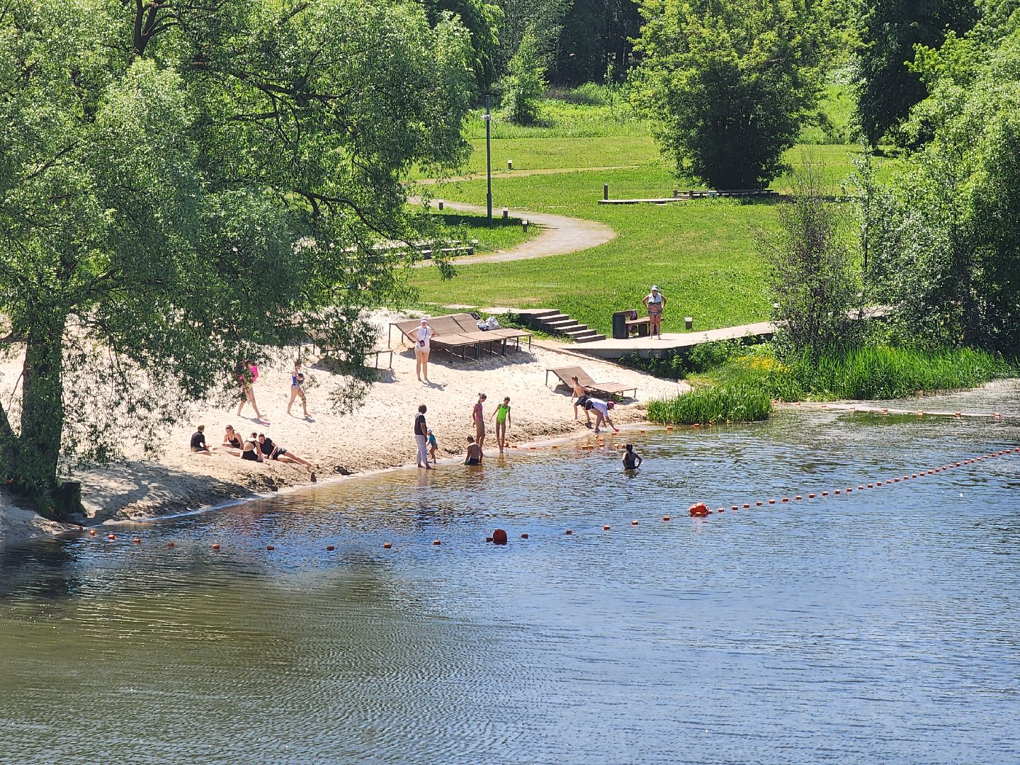 Зарайск, Лето, Пляж, Купальный сезон,