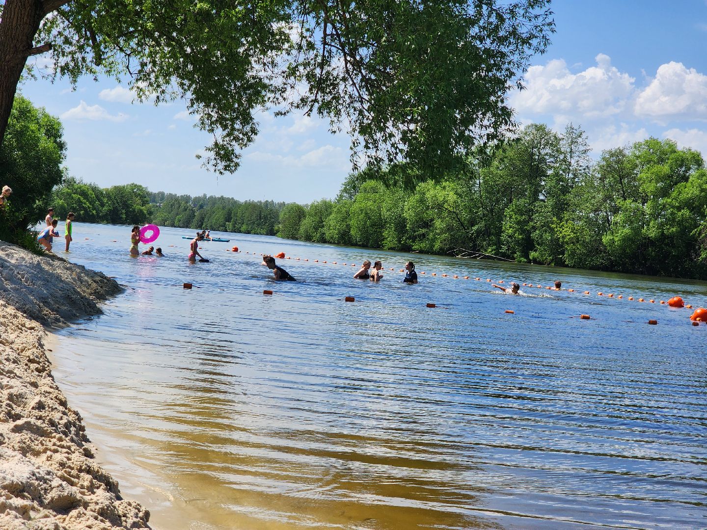 Зарайск, Лето, Пляж, Купальный сезон,