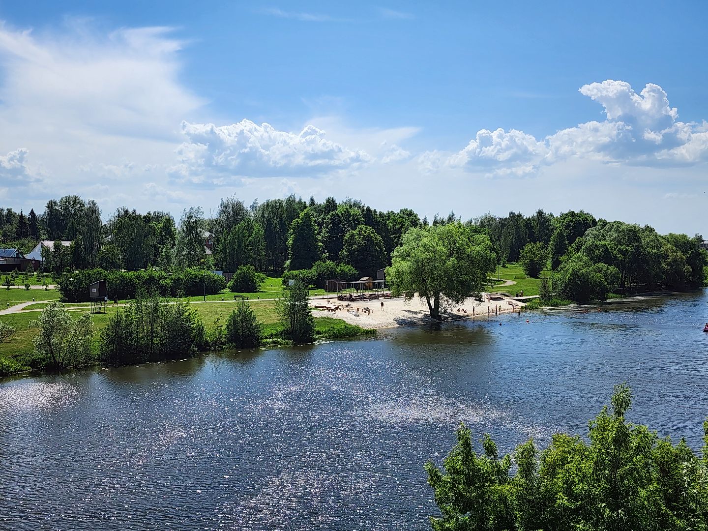 Зарайск, Лето, Пляж, Купальный сезон,