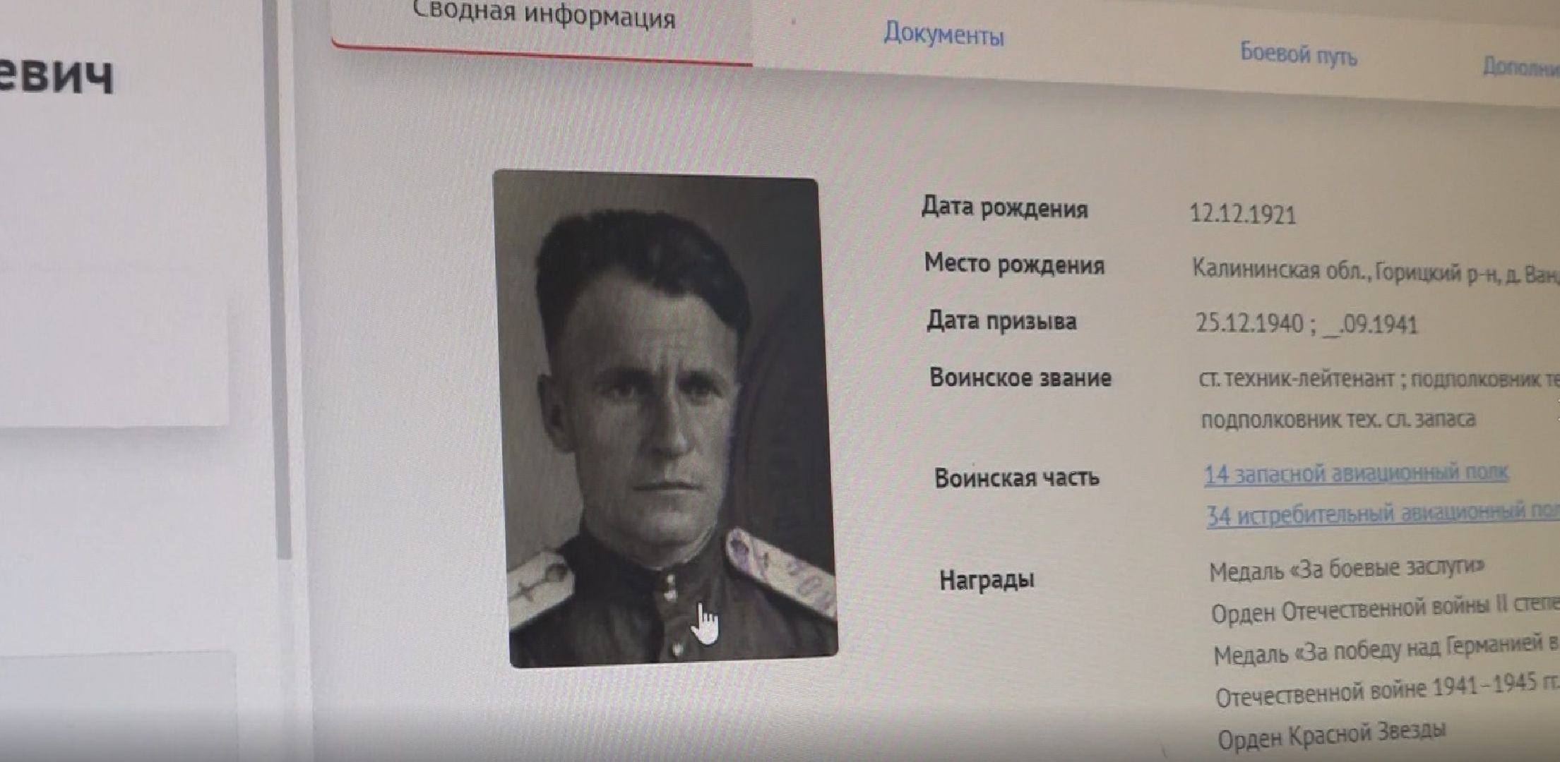 Портрет на экране, Бессмертный полк, Домодедово