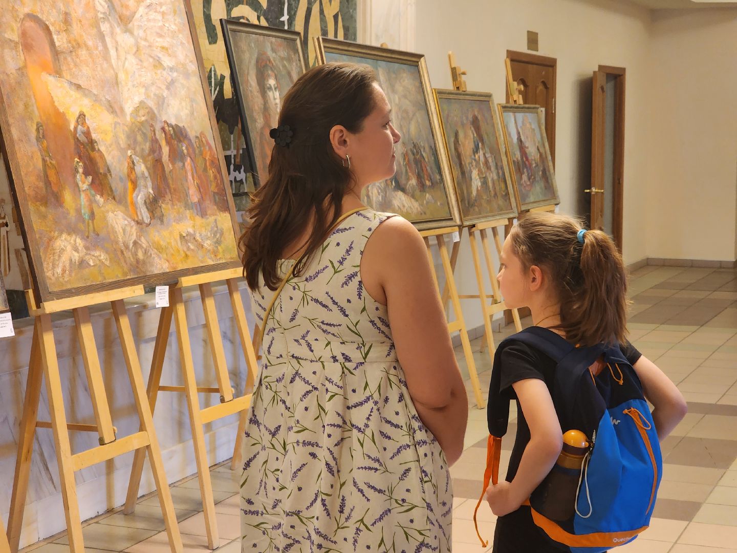 долгопрудный, ассирийские художники, дк вперед, джуна, древний мир, выставка, живопись,