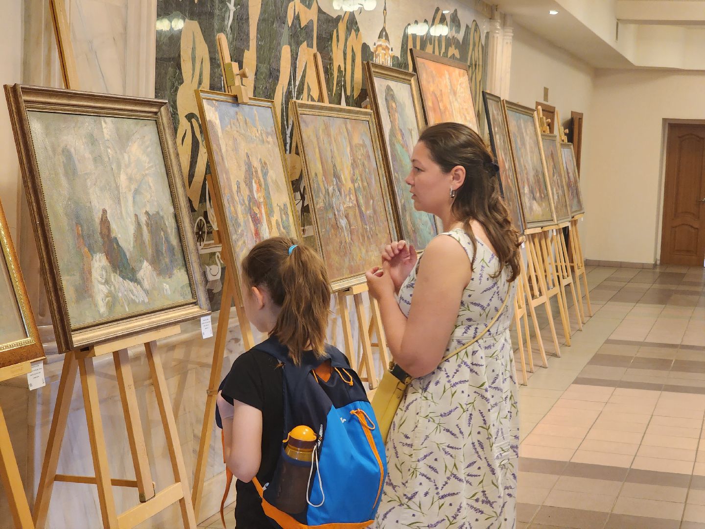 долгопрудный, ассирийские художники, дк вперед, джуна, древний мир, выставка, живопись,