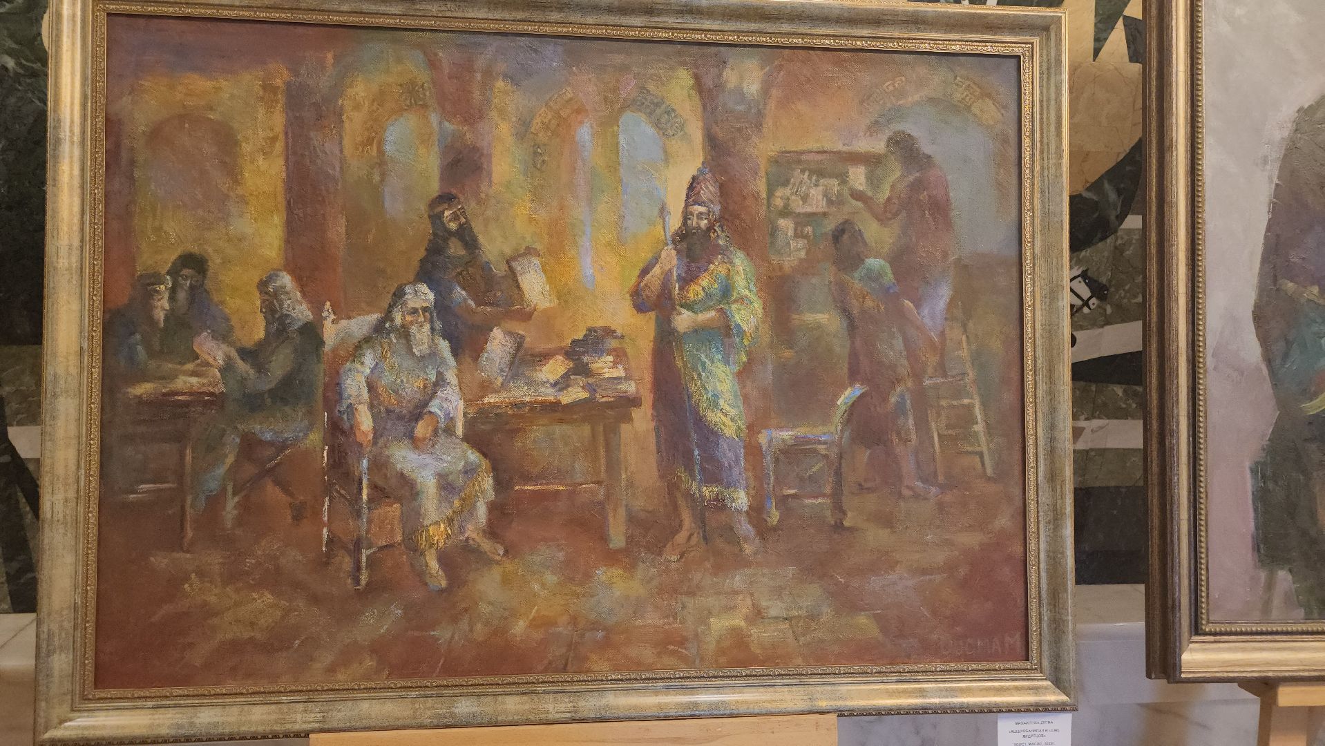 долгопрудный, ассирийские художники, дк вперед, джуна, древний мир, выставка, живопись,