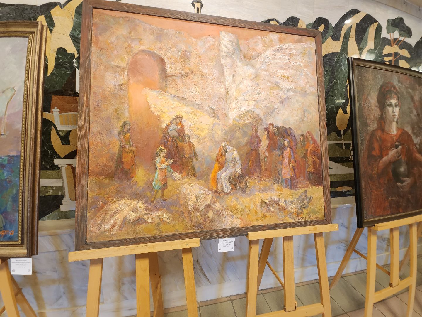 долгопрудный, ассирийские художники, дк вперед, джуна, древний мир, выставка, живопись,