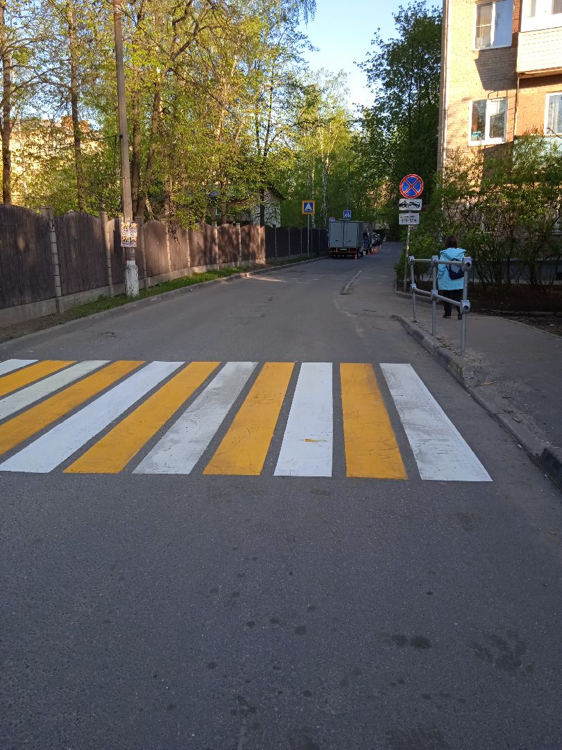 обновление, разметка, Строительная, Жуковский