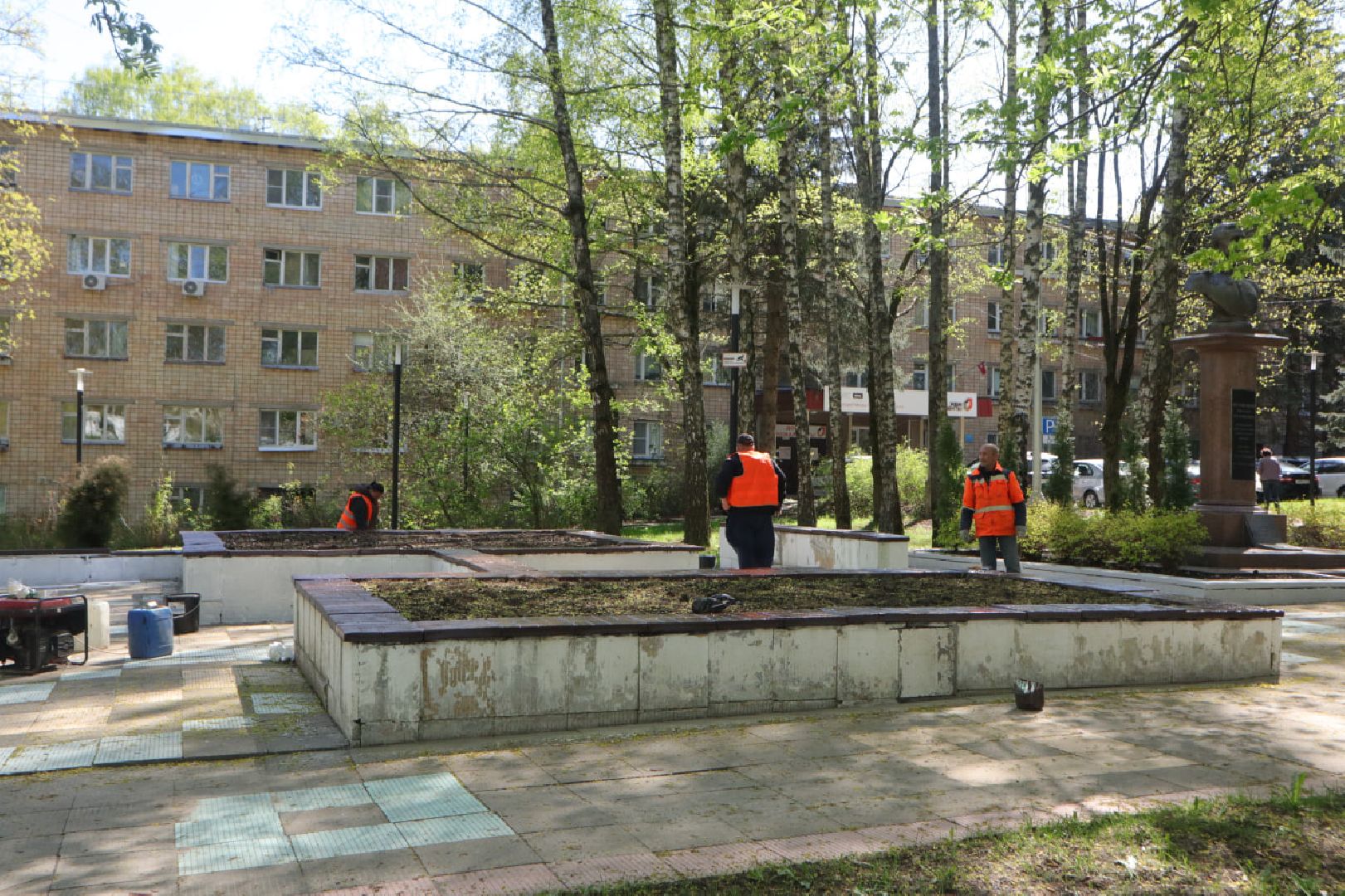 Пущино, благоустройство, День Победы