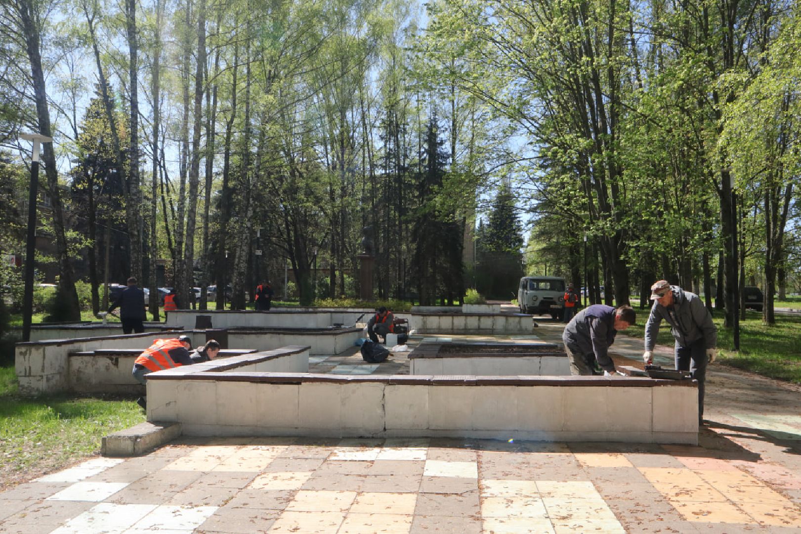 Пущино, благоустройство, День Победы