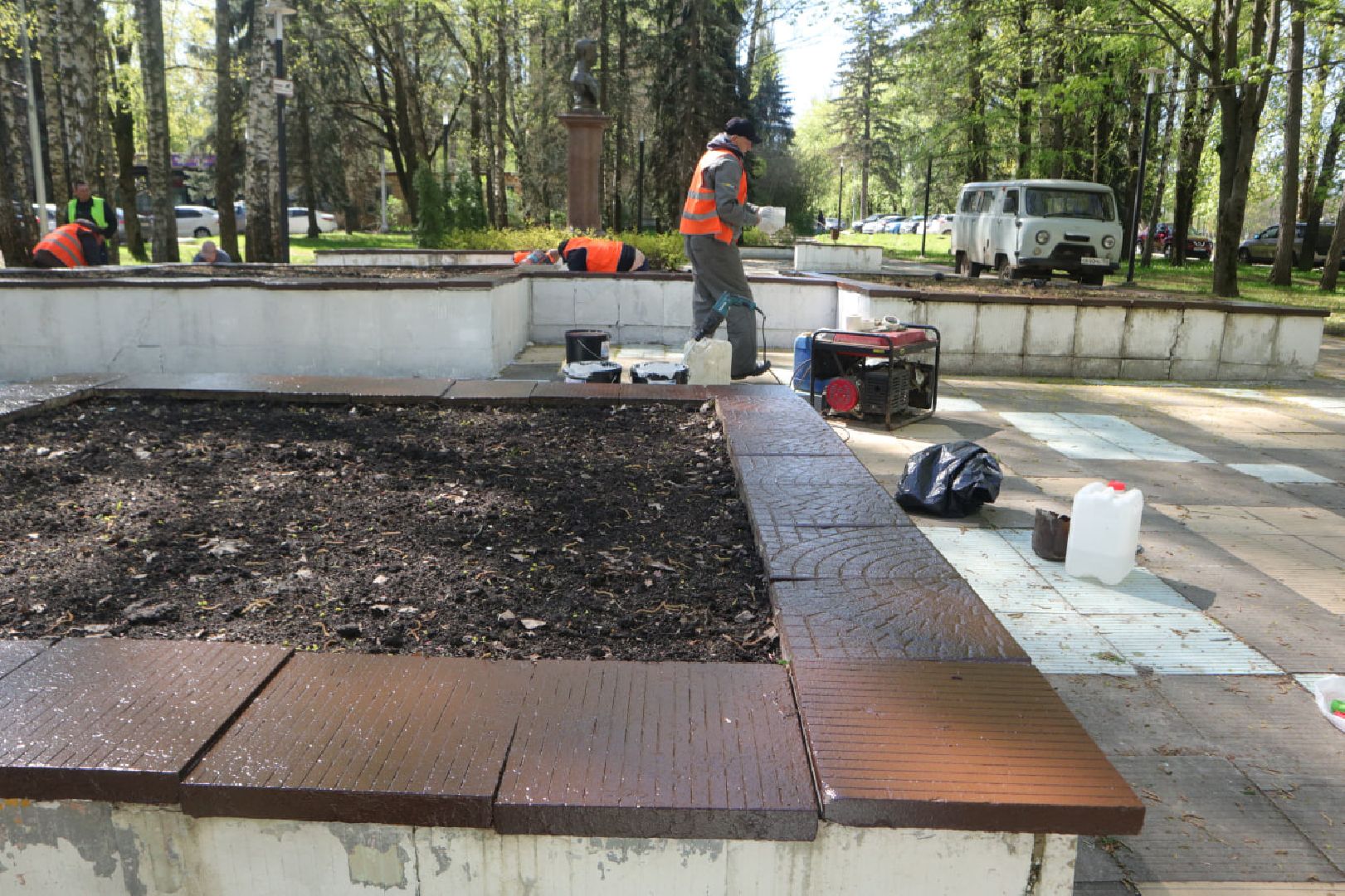 Пущино, благоустройство, День Победы