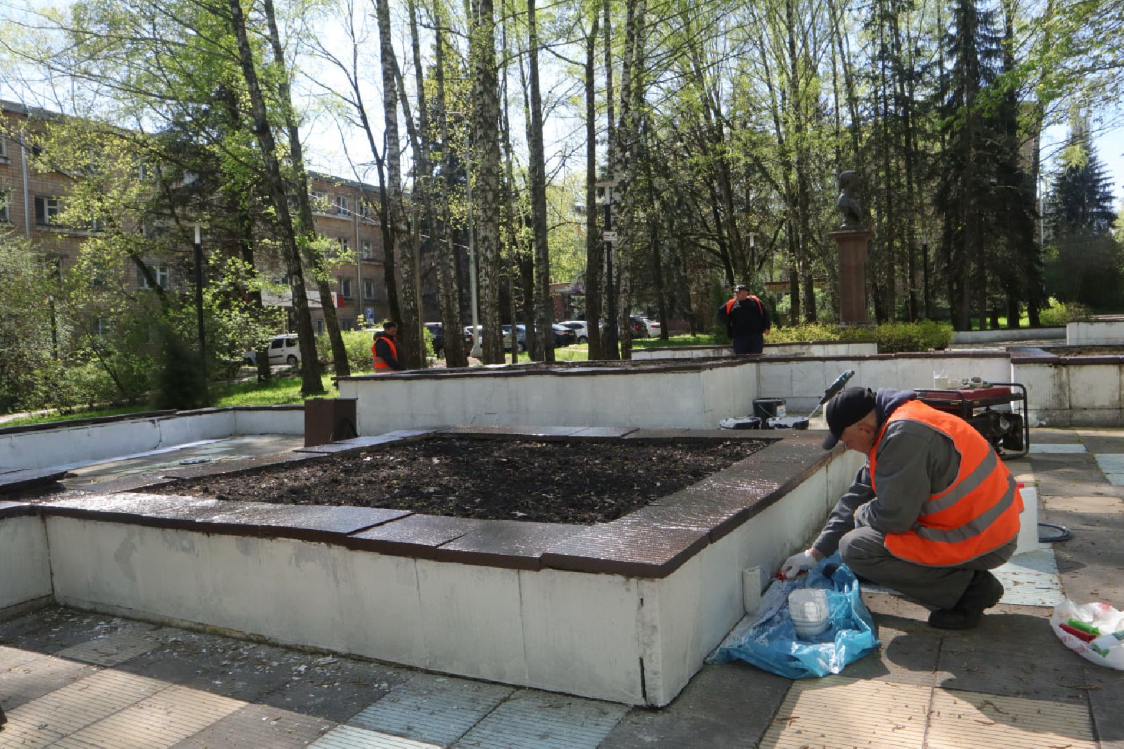 Пущино, благоустройство, День Победы