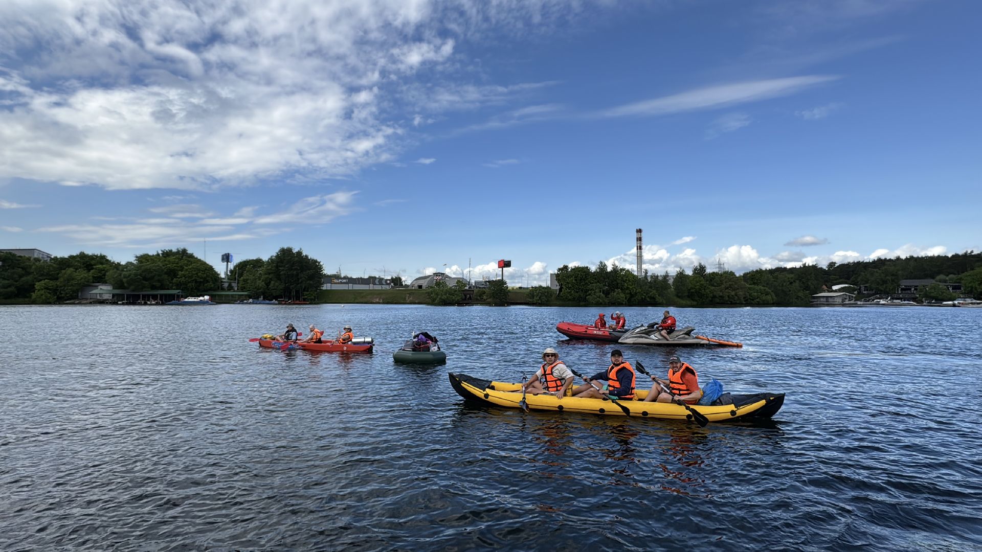 Заплыв на открытой воде, Спасатели Красногорска, ГИМС,
