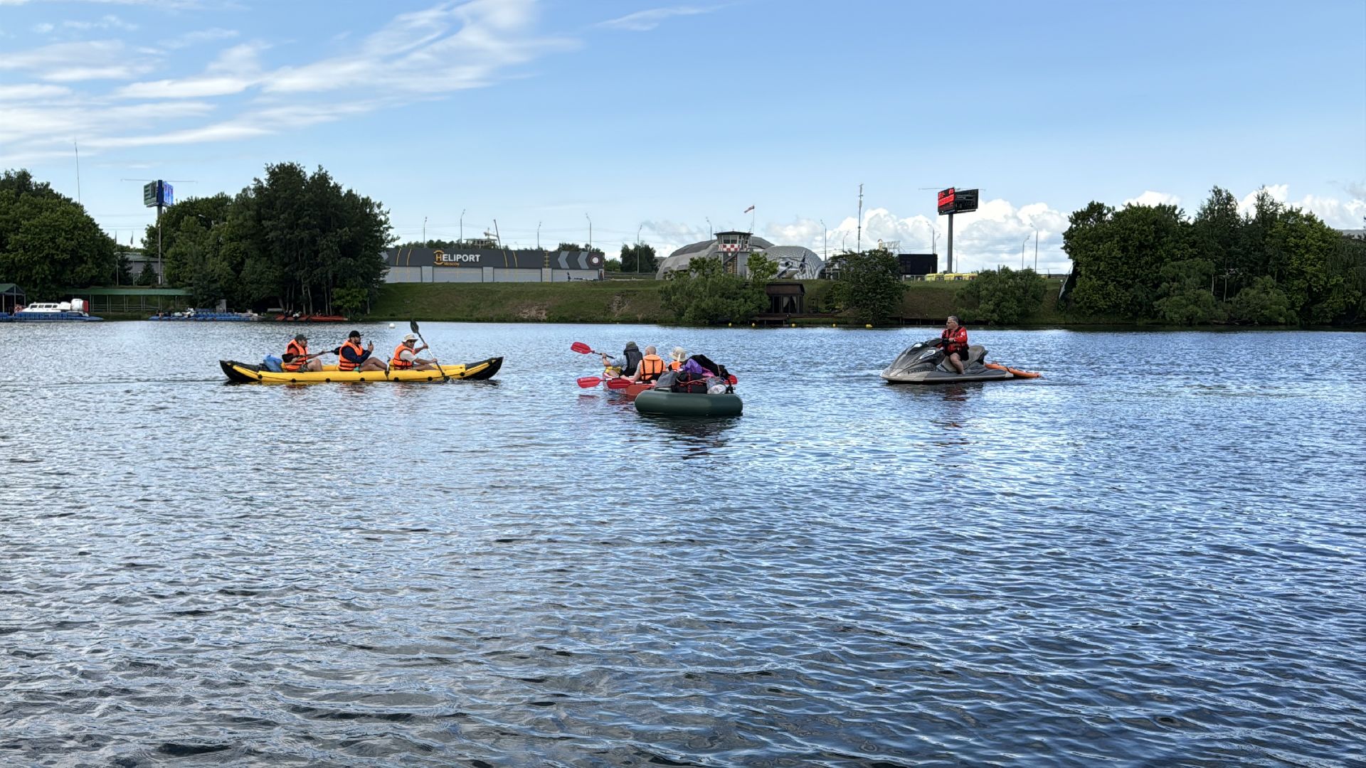 Заплыв на открытой воде, Спасатели Красногорска, ГИМС,