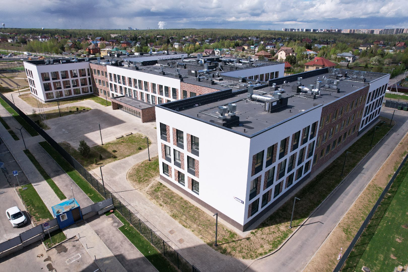 видео с коптера, школа в жк горки парк, школа в ленинском,