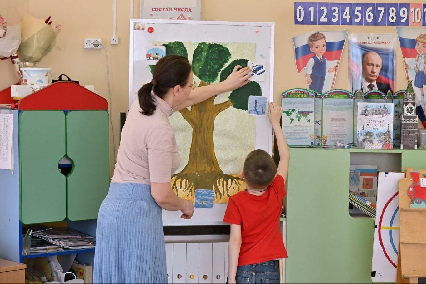 дошкольное образование,   школа попова власиха, открытый урок для родителей, дошколята поповки, бассейн в детском саду,