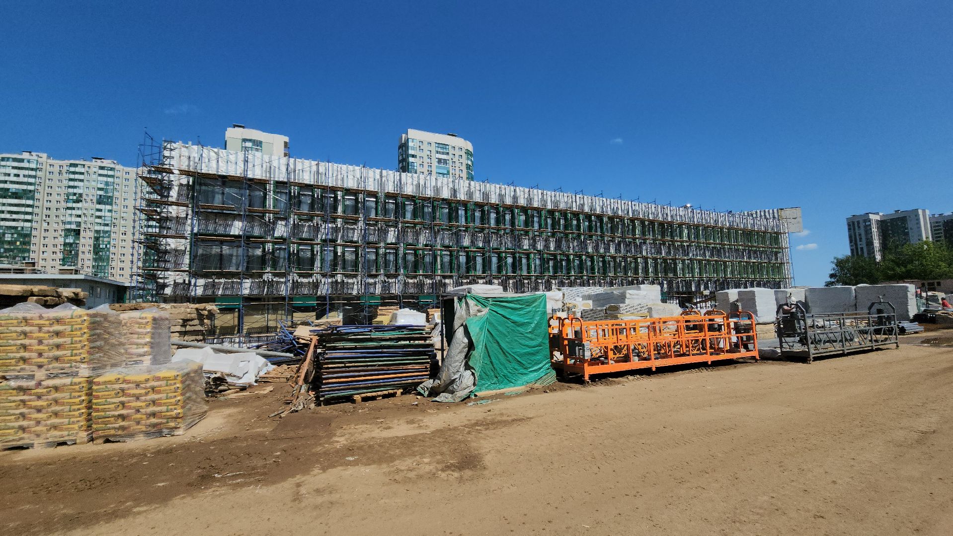 Красногорск , строительство, школа,