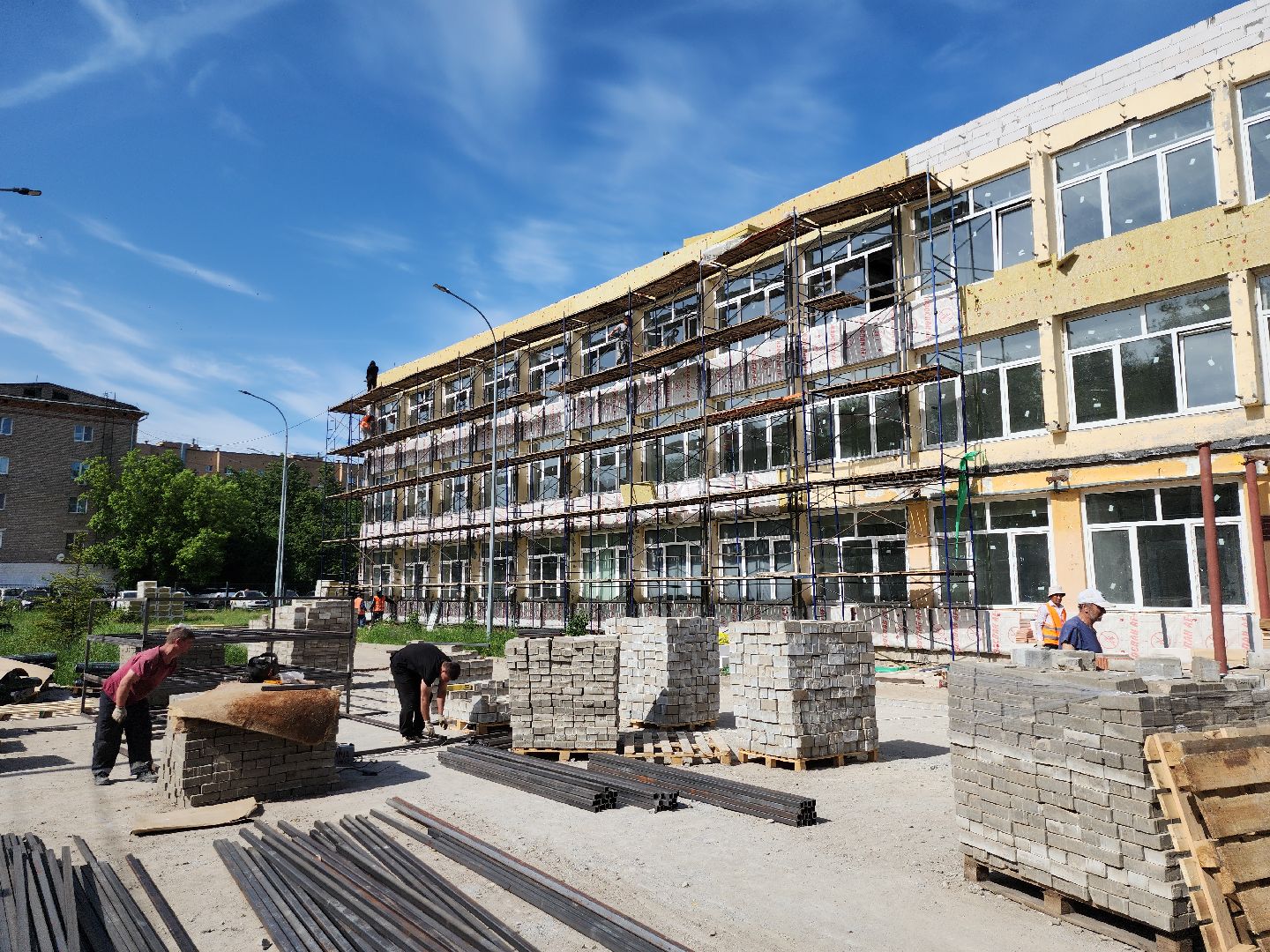 серпухов, подмосковье, капремонт школы,