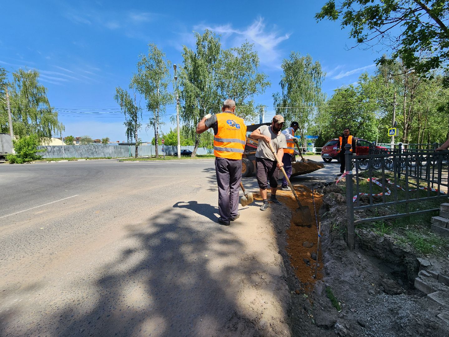 чехов, улица молодежная, ремонт дороги, дорожный ремонт, укладка бордюра, замена покрытия, благоустройство, госпрограмма московской области, развитие дорожного комплекса,