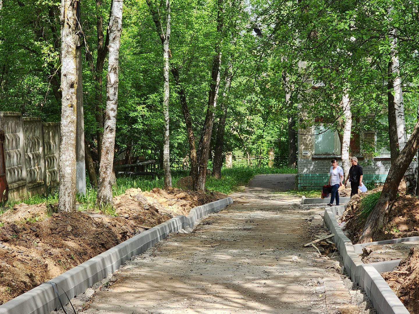 чехов,  улица пионерская 2, чеховская больница, взрослая поликлиника, текущий ремонт,  благоустройство территории, дорожный ремонт, пешеходные дорожки, тротуары, ремонт проездов и проходов, фасадные работы, демонтажные работы, ремонт потолка,