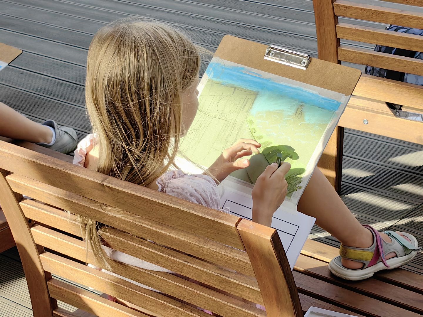 мастер-класс, рисунок, панорама, дом, соседи,